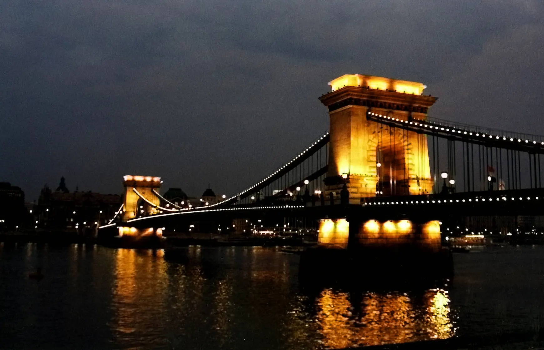 The Chain Bridge in Budapest